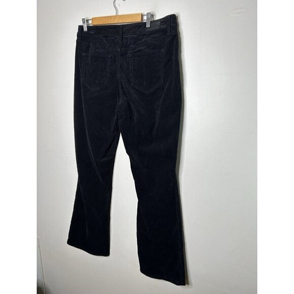 Lands End Womens Mid Rise Bootcut Corduroy Black Pant Size 14 - Picture 6 of 10